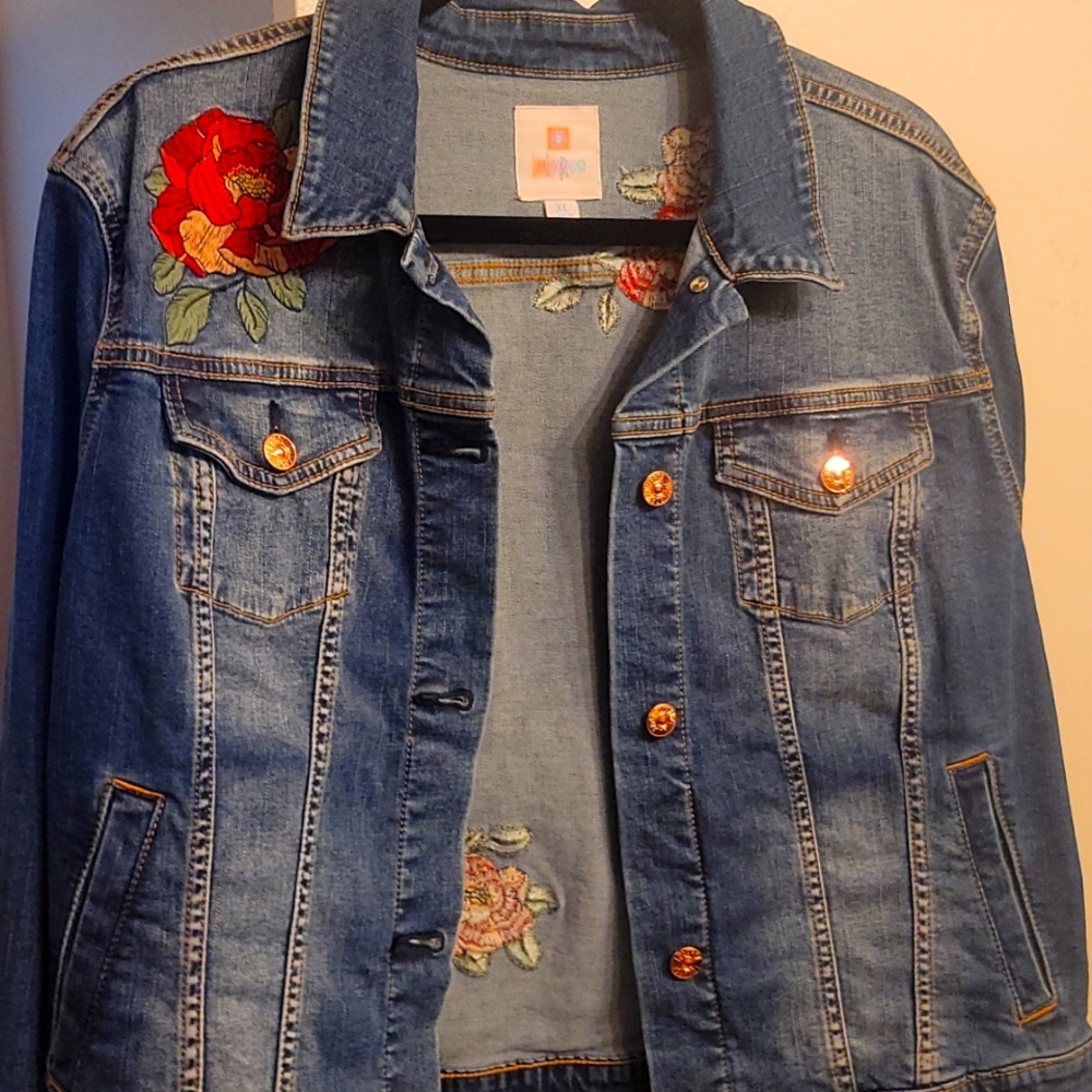 Lularoe Harvey Jean jacket